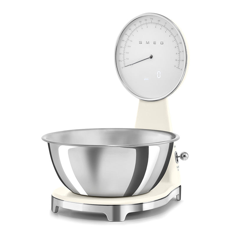 Balance de cuisine Crème Brillant Collezione Smeg