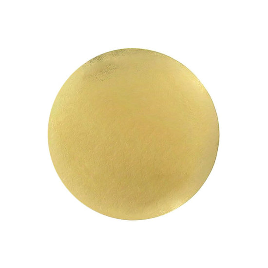 5 ronds en carton 24cm doré Patisdecor