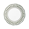 Assiette calotte porcelaine verte 22cm Napoli Table Passion