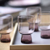 4 verres à eau en verre 30cl rose Sorrento Lyngby