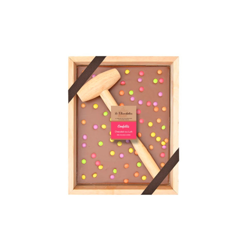 Chocolat à partager lait confettis 320g Le chocolatier