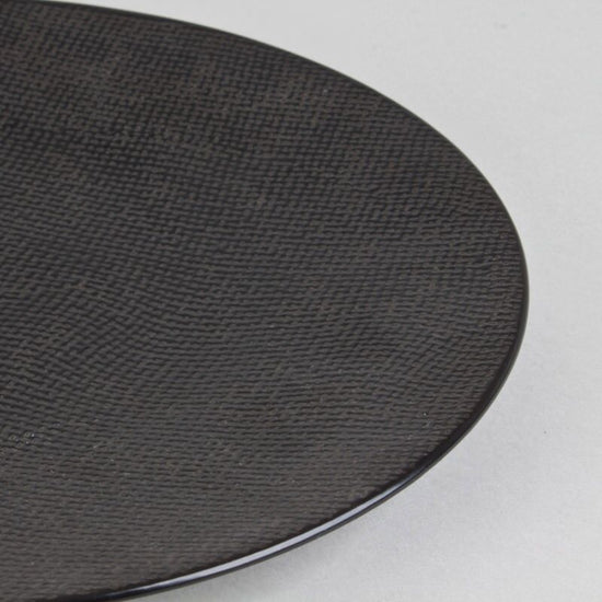 Assiette plate 27cm VESUVIO noire
