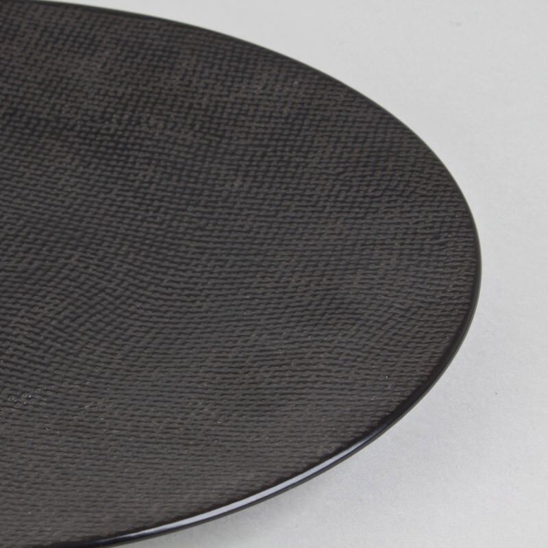 Assiette plate 27cm VESUVIO noire