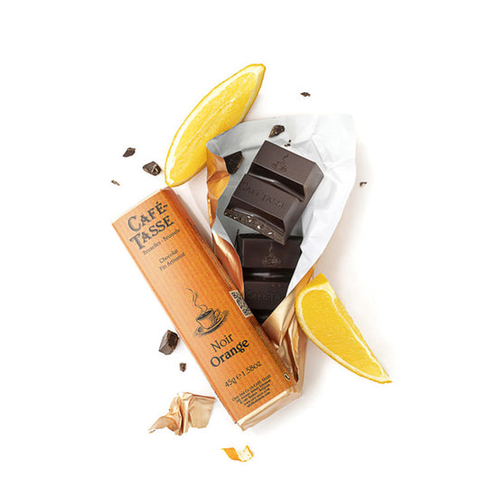 Barre chocolat noir orange 45g