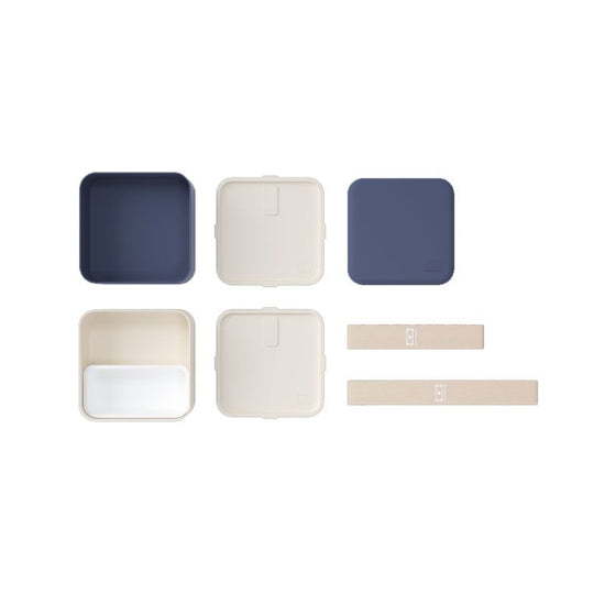 Bento MB Square bleu Natural