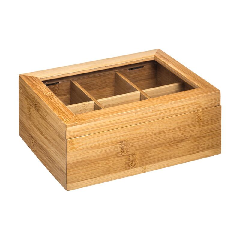 Boîte à thé en bambou