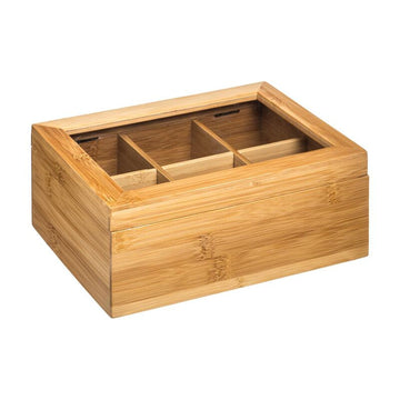 Boîte à thé en bambou