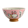 Bol à riz Kawaii lapin rose 300ml Tokyo Design