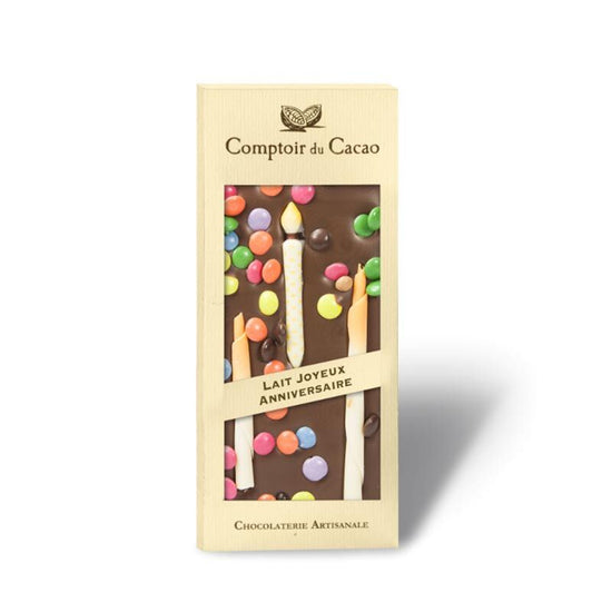 Chocolat lait Joyeux anniversaire