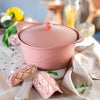 Cocotte personnalisable 28 cm rose Cookut