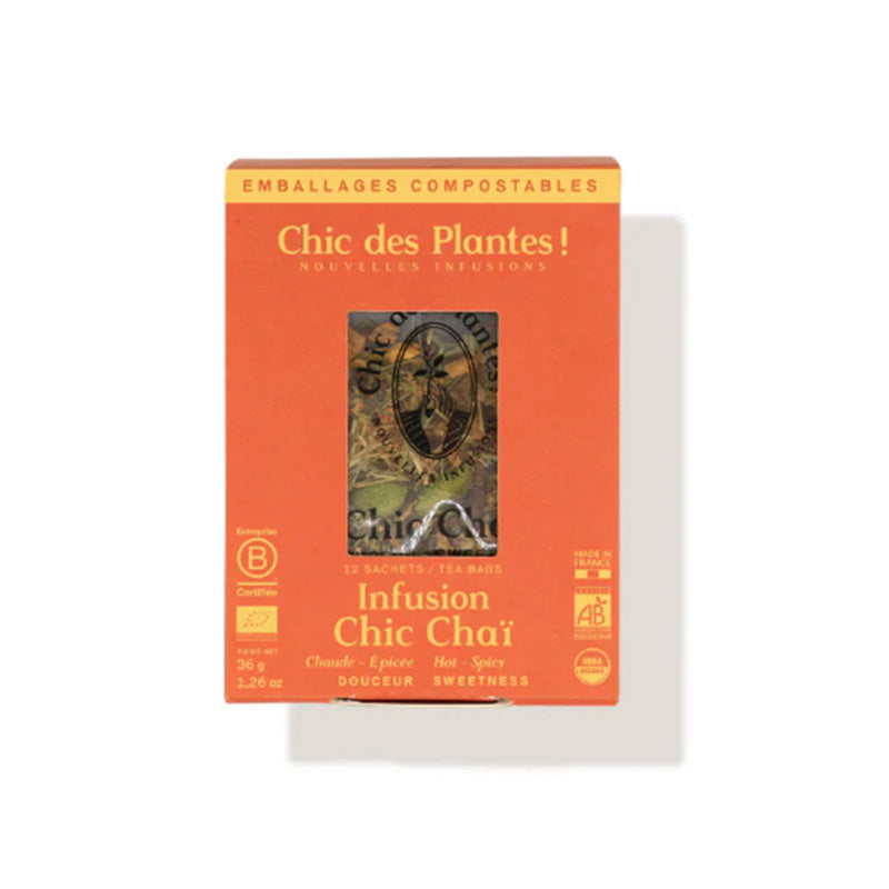 Boite de 12 sachets d'infusion Bio Chaï Chic des plantes