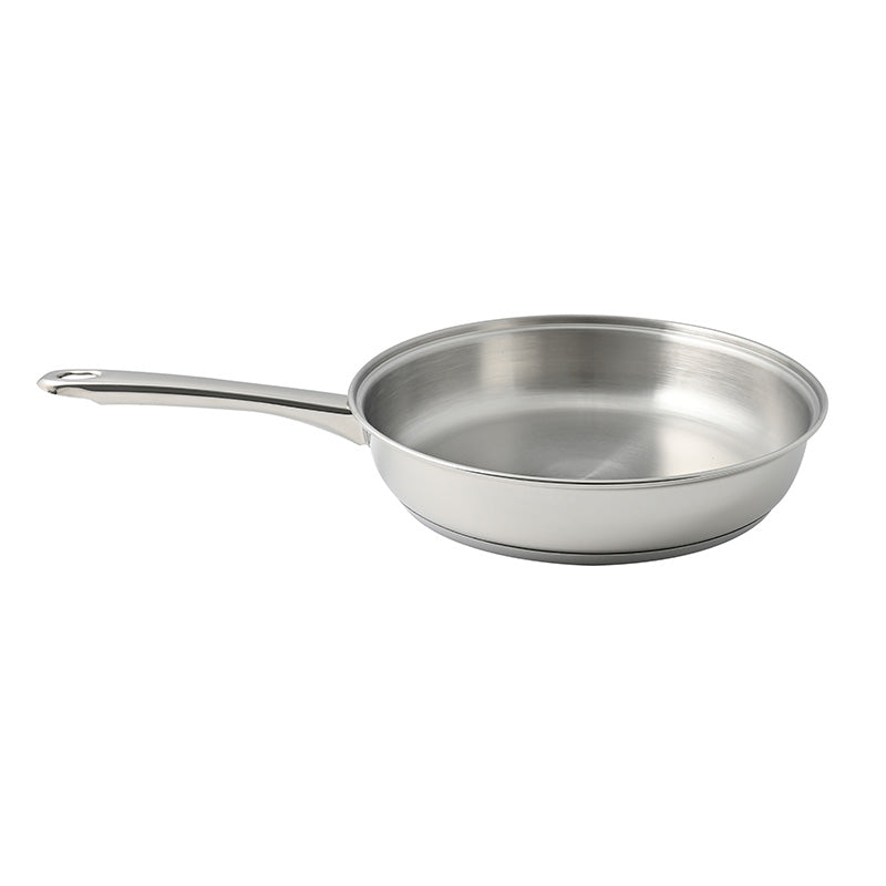 Poêle à fond lisse en inox 26cm Artame