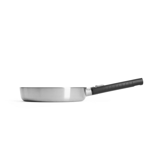 Poêle inox manche amovible 24cm Logic Woll
