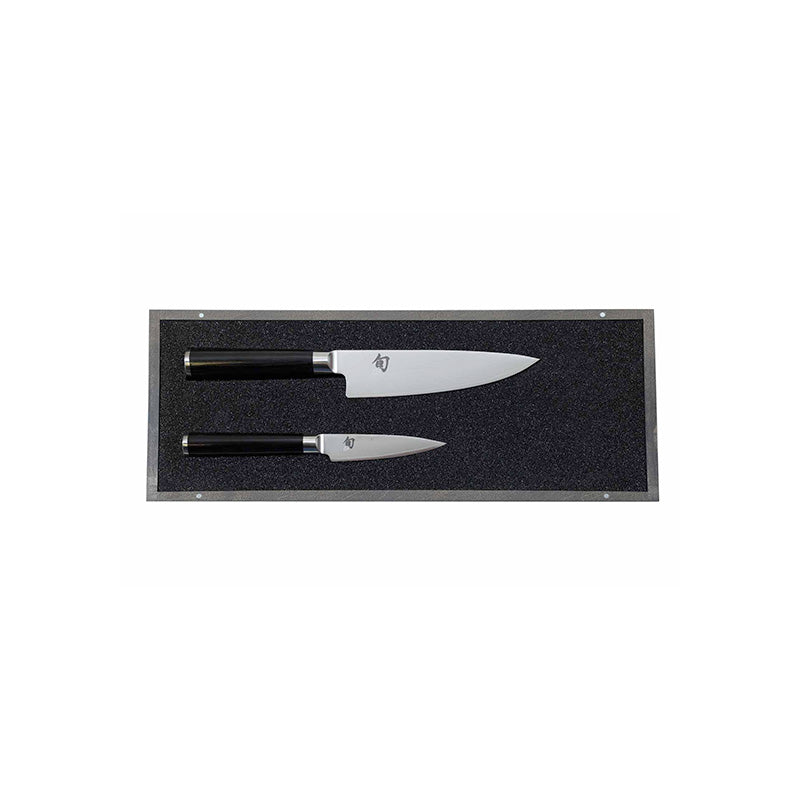 Coffret 2 couteaux japonais office et chef KAI