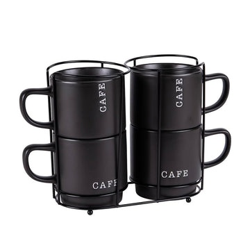 Tour de 4 mugs à café 39cl