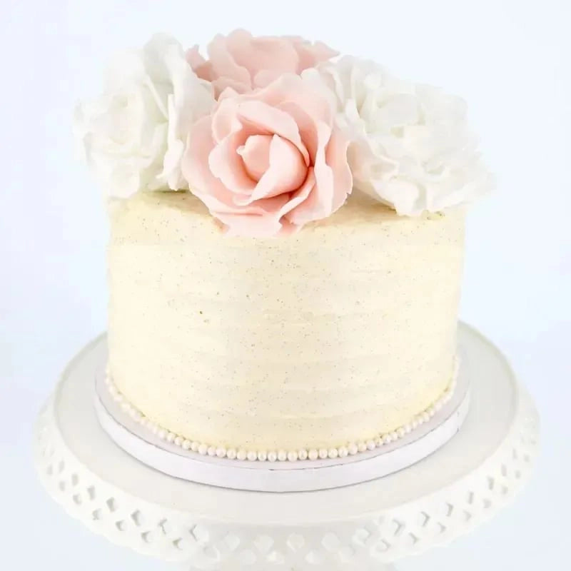 Cake Drum Rond Blanc 25 cm Patisdecor