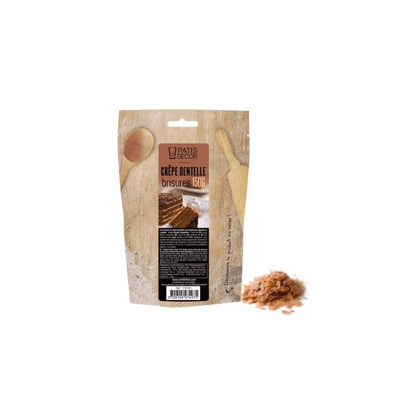 Brisures de Crêpes Dentelle 150g Patisdecor