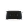 Grille-pain 4 tranches Noir Années 50 Smeg