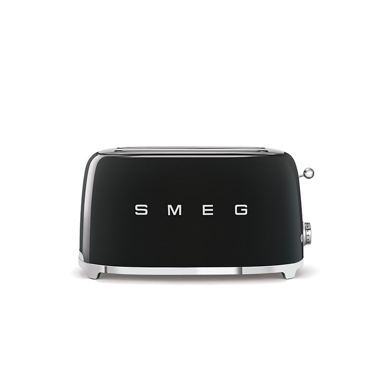 Grille-pain 4 tranches Noir Années 50 Smeg